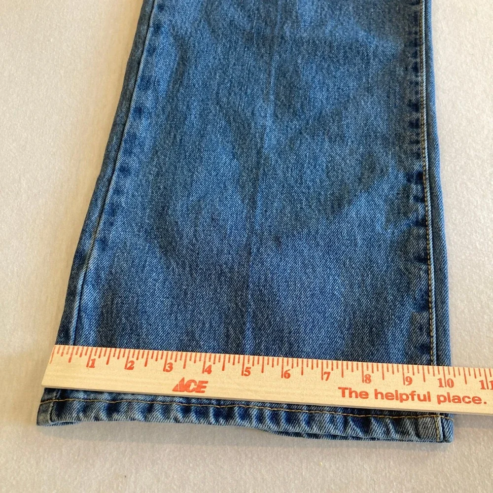 Levi's 517 Jeans Bootcut Mens 42x30 (Fit 40x29.5) Medium Wash Blue Denim